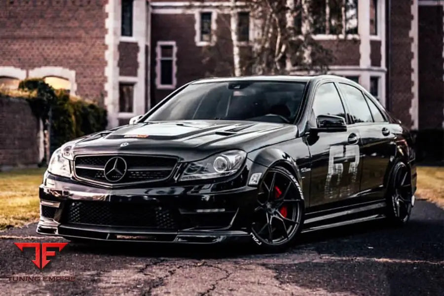 MERCEDES-BENZ W204 C63 AMG RZ STYLE CARBON FIBER SIDE SKIRTS BSD