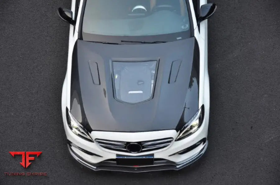 MERCEDES-BENZ W205 C300 C43 2015-2020 4/2 DOORS CARBON FIBER HOOD BONNET