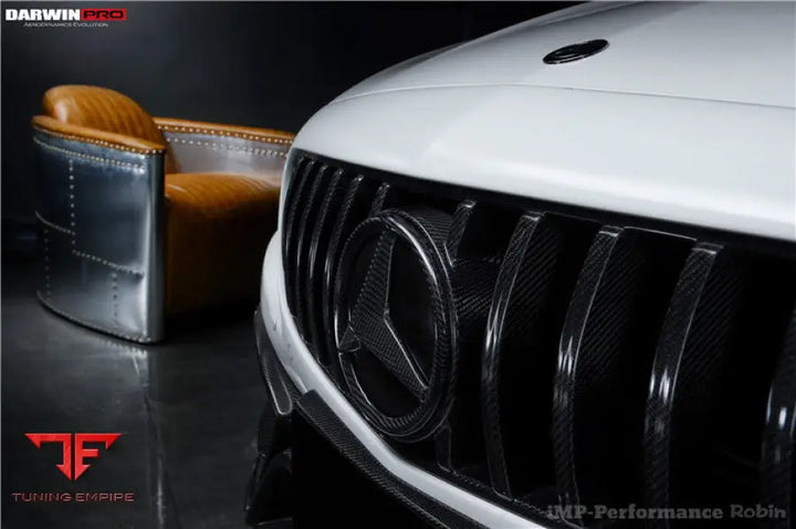 MERCEDES-BENZ W205 C63 & C63S AMG COUPE IMP CARBON FIBER GRILLE BSD