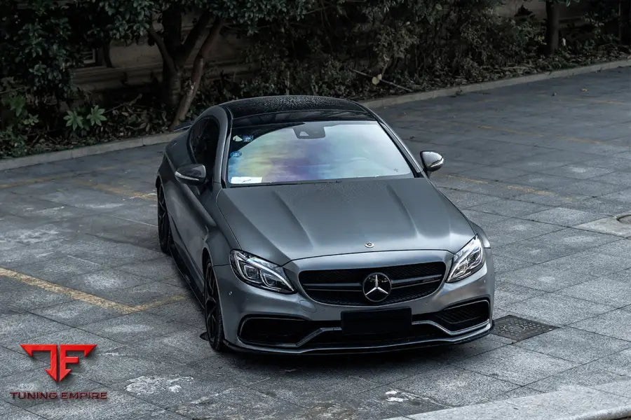 MERCEDES-BENZ W205 C63 & S AMG CARBON FIBER FRONT BUMPER TRIM SET (4PCS) BSD