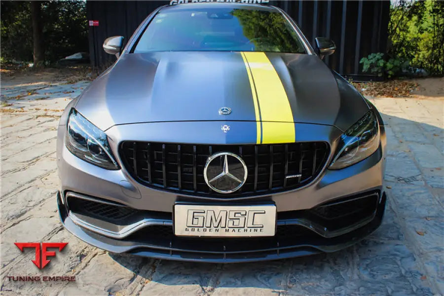 MERCEDES BENZ W205 C63&S AMG CARBON FIBER FRONT CANARDS BSD