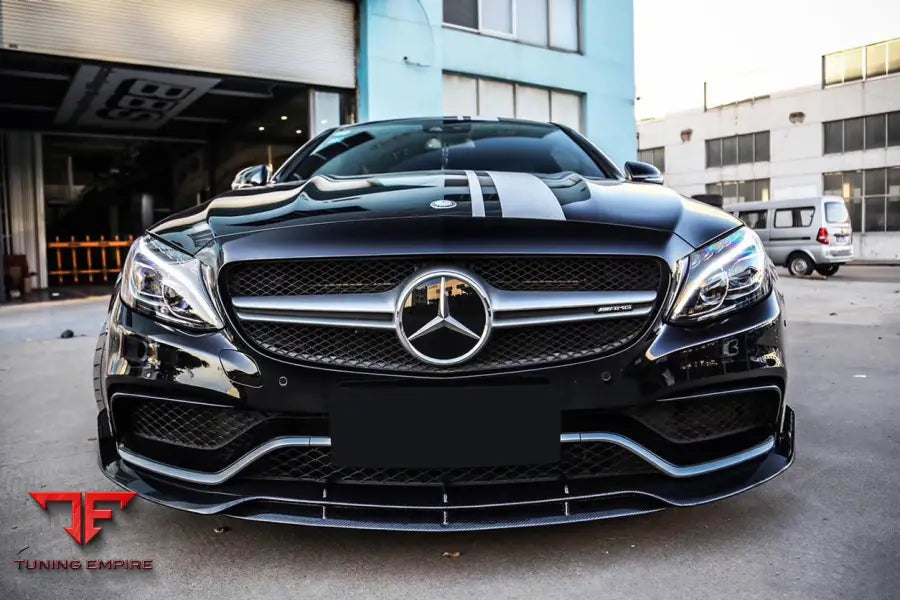 MERCEDES-BENZ W205 C63 & S AMG COUPE BR STYLE FRONT LIP BSD
