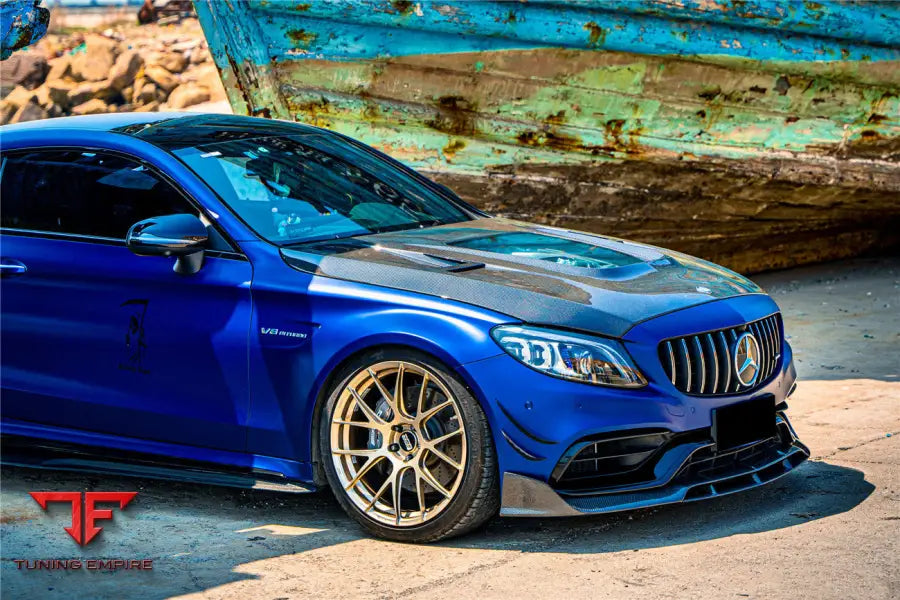 MERCEDES-BENZ W205 C63 & S AMG COUPE BR STYLE FRONT LIP BSD