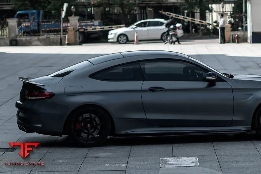 MERCEDES-BENZ W205 C63 & S AMG COUPE CARBON FIBER SIDE SKIRTS EXTENSION BSD