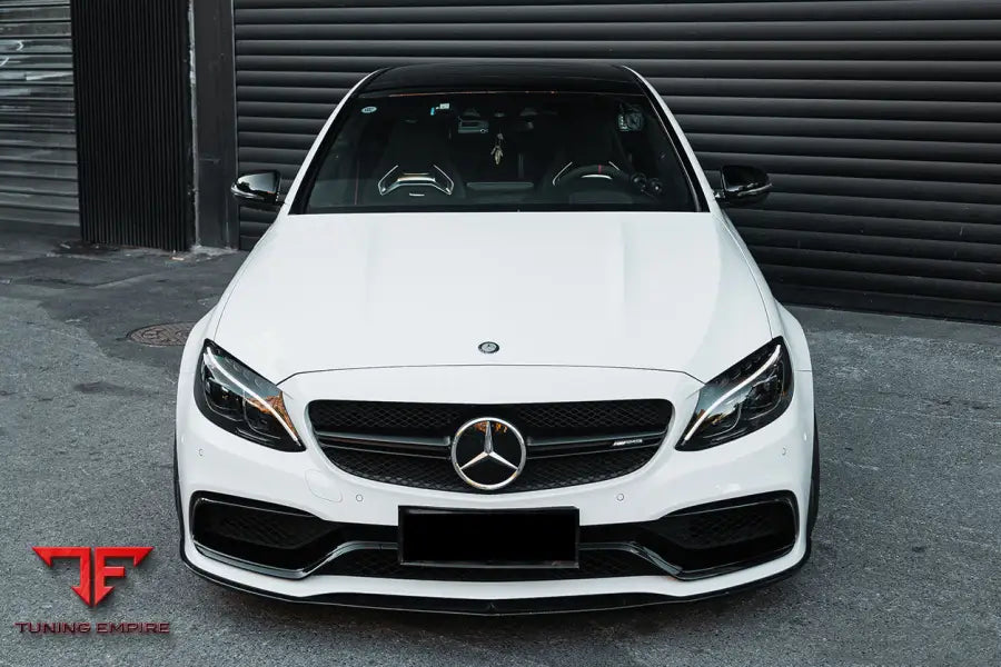 MERCEDES BENZ W205 C63S AMG SEDAN BKSS STYLE CARBON FIBER FRONT LIP BSD