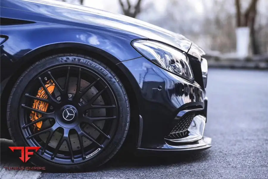 MERCEDES BENZ W205 C63S AMG SEDAN BR STYLE FRONT LIP BSD