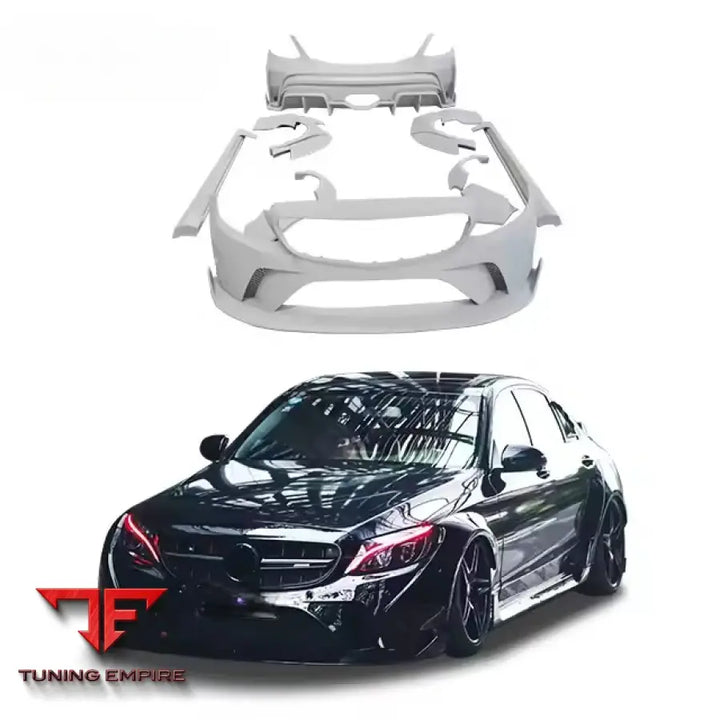 MERCEDES BENZ W205 CARBON FIBER WIDEBODY KIT