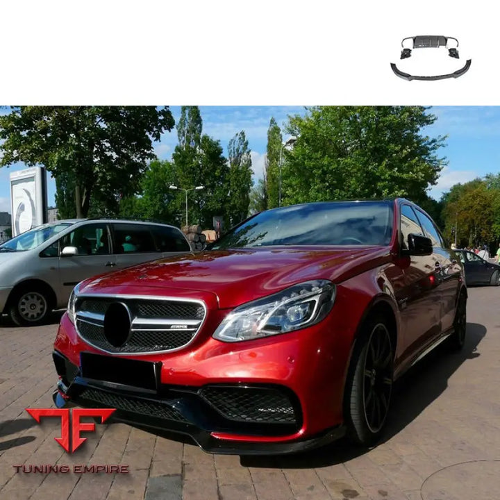 MERCEDES-BENZ W212 E63 CARBON FIBER FRONT LIP DIFFUSER