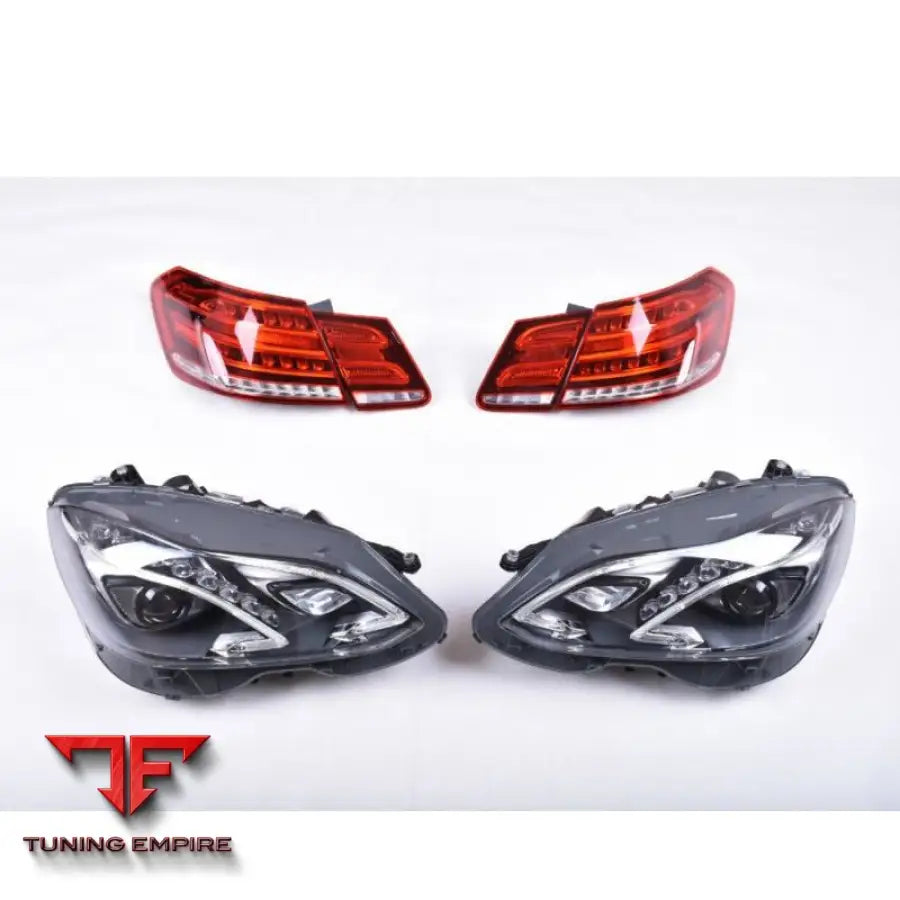 MERCEDES BENZ W212 UPGRADE E63 FULL CAR BUMPER WITH LIGHTS