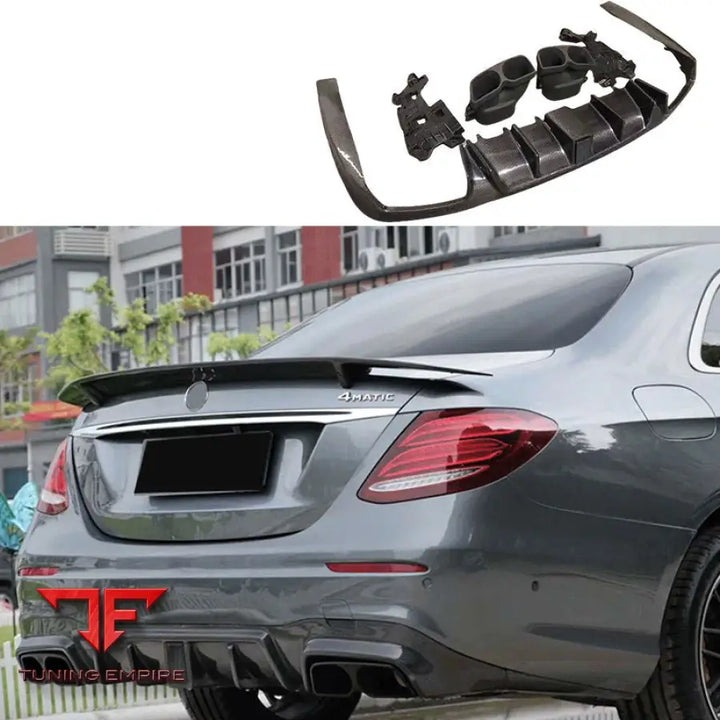 MERCEDES BENZ W213 E63 B STYLE DRY CARBON FIBER FIT