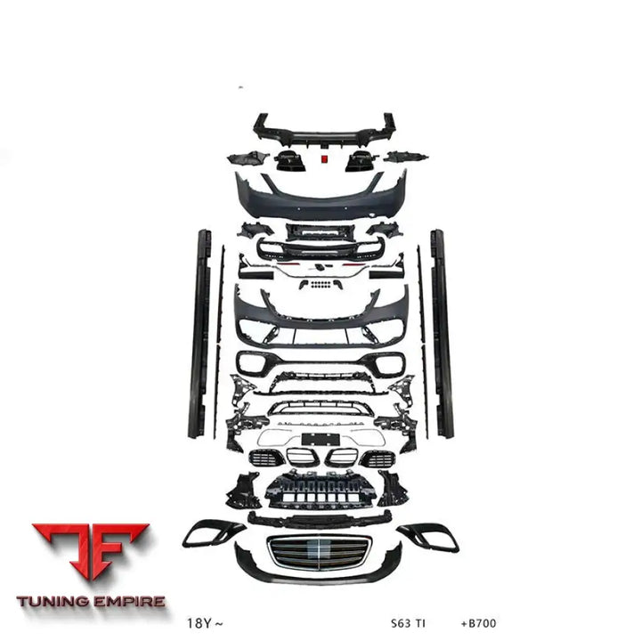 MERCEDES-BENZ W222 S63 S65 B700 BODY KIT UPGRADE FRONT BUMPER GRILLE