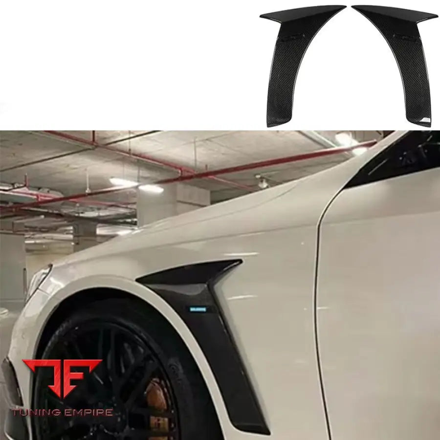 MERCEDES-BENZ W222 S63 S65 CARBON FIBER FENDER FLARES AIR VENTS