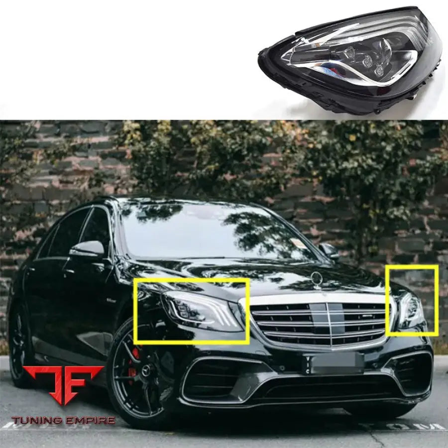 MERCEDES-BENZ W222 S63 S65 LED HEADLIGHTS TAILLIGHTS OLD TO NEW