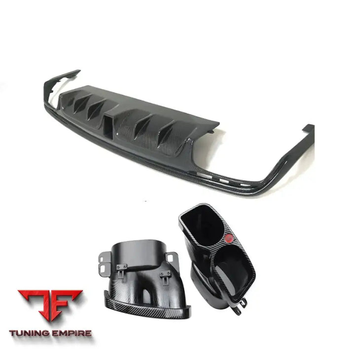 MERCEDES-BENZ W222 S63 S65 B850 REAR DIFFUSER CARBON FIBER EXHAUST