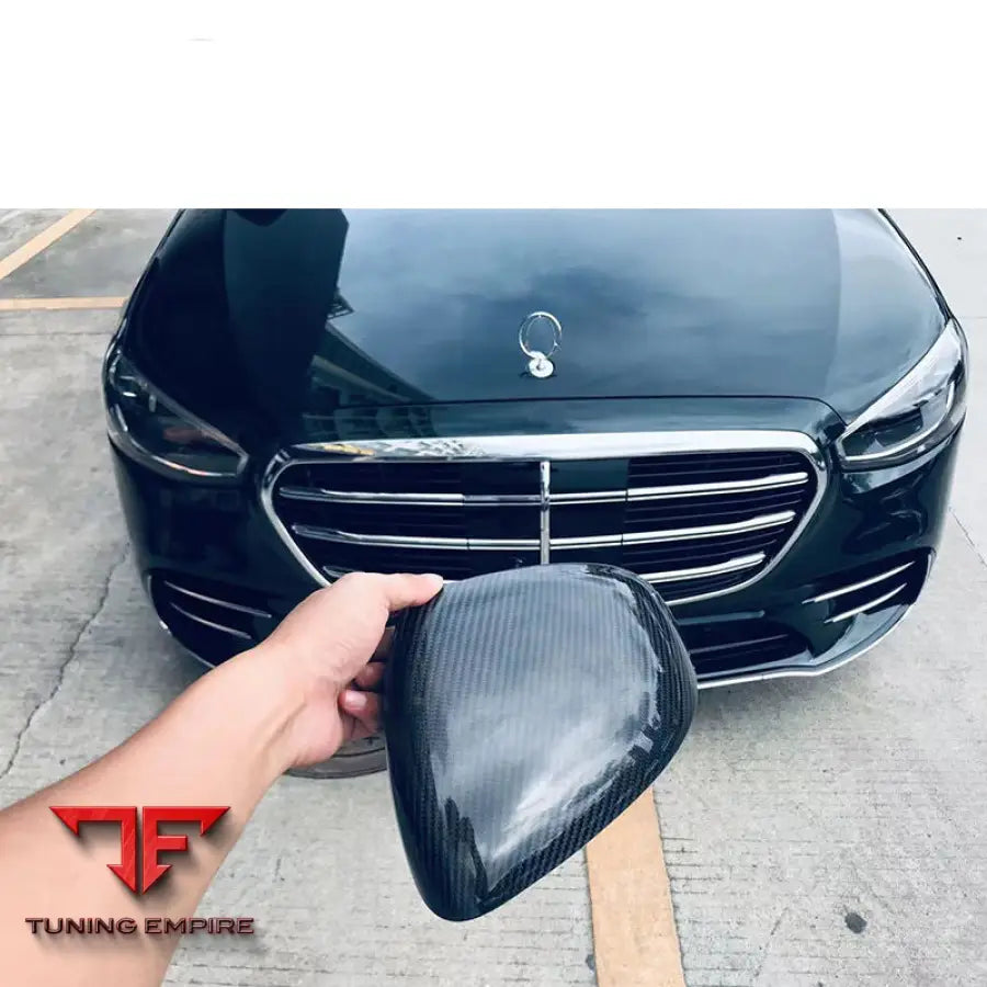 MERCEDES-BENZ W223 C200 260L W206 CARBON FIBER SIDE MIRROR COVERS