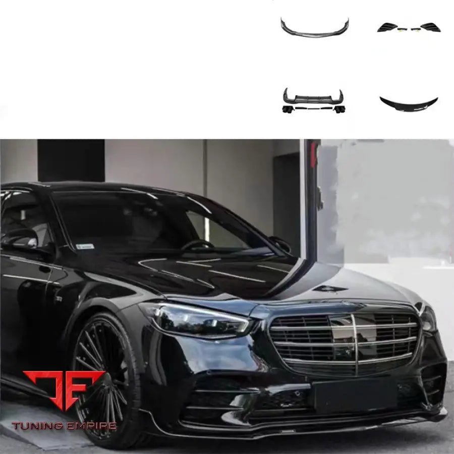 MERCEDES-BENZ W223 CARBON FIBER BODY KIT FRONT LIP
