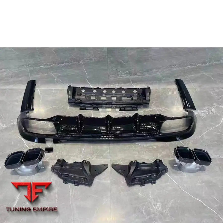 MERCEDES-BENZ W223 UPGRADE S63 REAR DIFFUSER EXHAUST SPLITTER