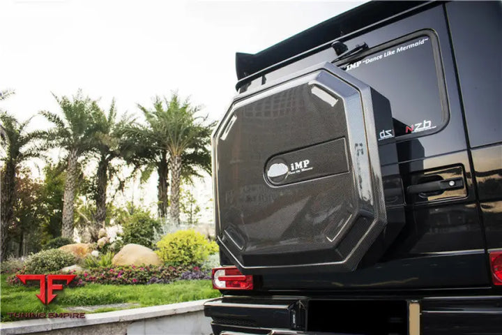 MERCEDES BENZ W463 G CLASS WAGON IMP PERFORMANCE CARBON FIBER SPARE WHEEL TIRE BSD