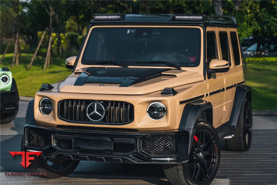 MERCEDES BENZ W464 G-CLASS G WAGON G500 & G550 & G63AMG IMP PERFORMANCE FRONT ROOF SPOILER BSD