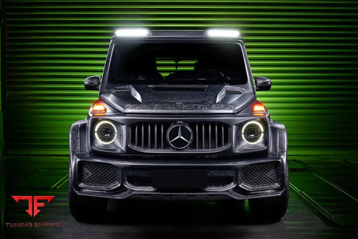 MERCEDES BENZ W464 G-CLASS G WAGON G500 & G550 & G63AMG IMP PERFORMANCE PARTIAL CARBON FIBER HOOD BSD
