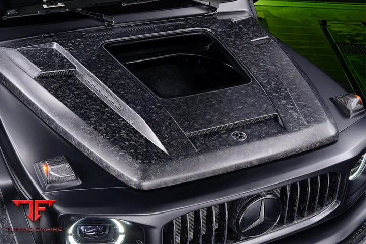 MERCEDES BENZ W464 G-CLASS G WAGON G500 & G550 & G63AMG IMP PERFORMANCE PARTIAL CARBON FIBER HOOD BSD