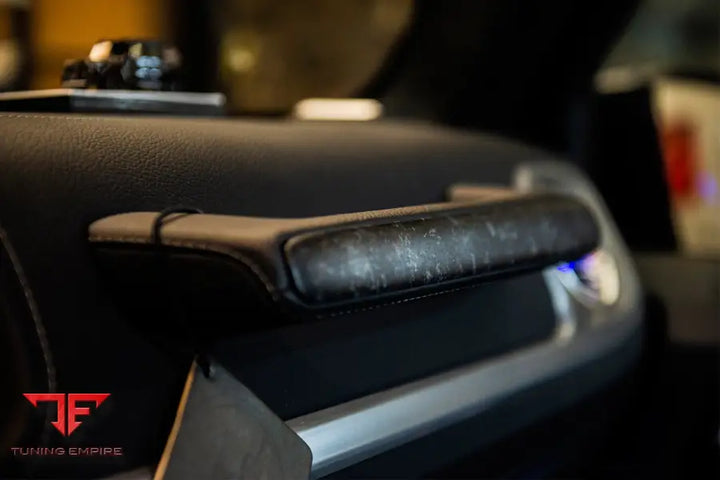 MERCEDES BENZ W464 G550 G63 AMG G-CLASS DRY CARBON FIBER CO-PILOT HANDRAIL REPLACEMENT BSD