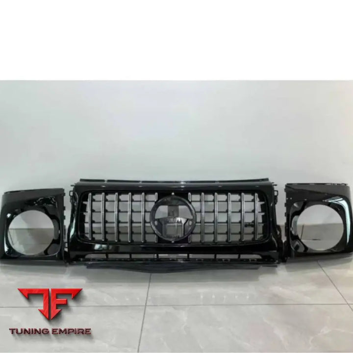 MERCEDES BENZ W465 G500 G63 GRILLE HEADLIGHT COVER UPGRADE TO 2025 VERSION