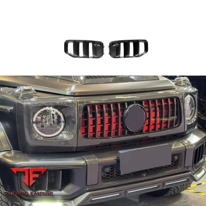 MERCEDES BENZ W465 G63 FRONT BUMPER VENTS CARBON