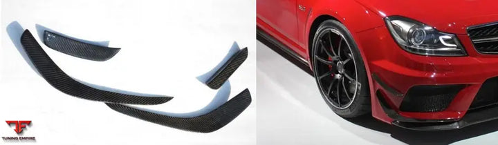 MERCEDES C63 AMG W204 BLACK SERIES WING AND CANARDS
