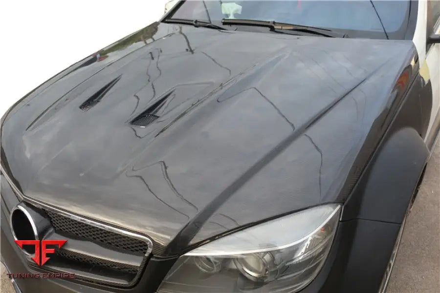 MERCEDES C63 AMG W204 CARBON HOOD BLACK SERIES STYLE