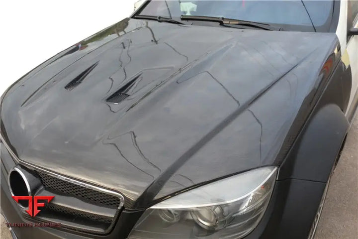 MERCEDES C63 AMG W204 CARBON HOOD BLACK SERIES STYLE
