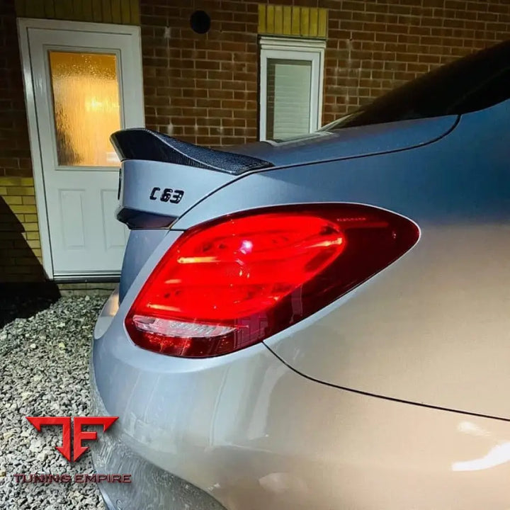 MERCEDES C63/C CLASS W205 SALOON CARBON SPOILER - V2 - CT CARBON