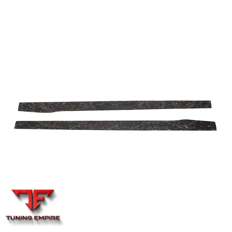 MERCEDES C63/C63S W205 COUPE & SALOON FORGED CARBON FIBRE SIDE SKIRTS - V2 - CT CARBON