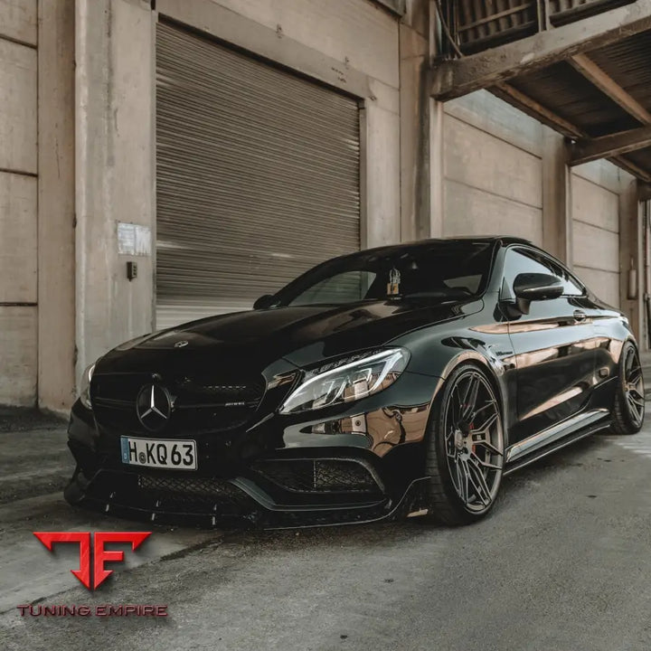 MERCEDES C63/C63S W205 COUPE & SALOON FORGED CARBON FIBRE SIDE SKIRTS - V2 - CT CARBON