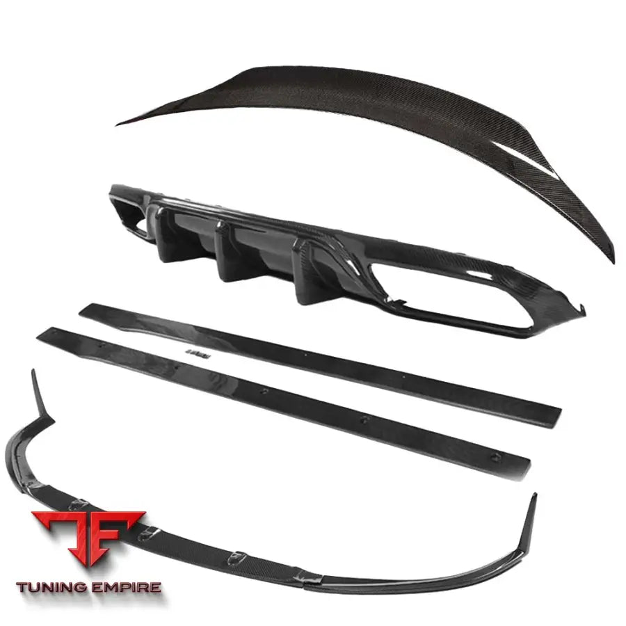 MERCEDES C63 W205 2015-2018 PRE-FACELIFT CONVERTIBLE FULL CARBON FIBRE KIT - V2 - CT CARBON