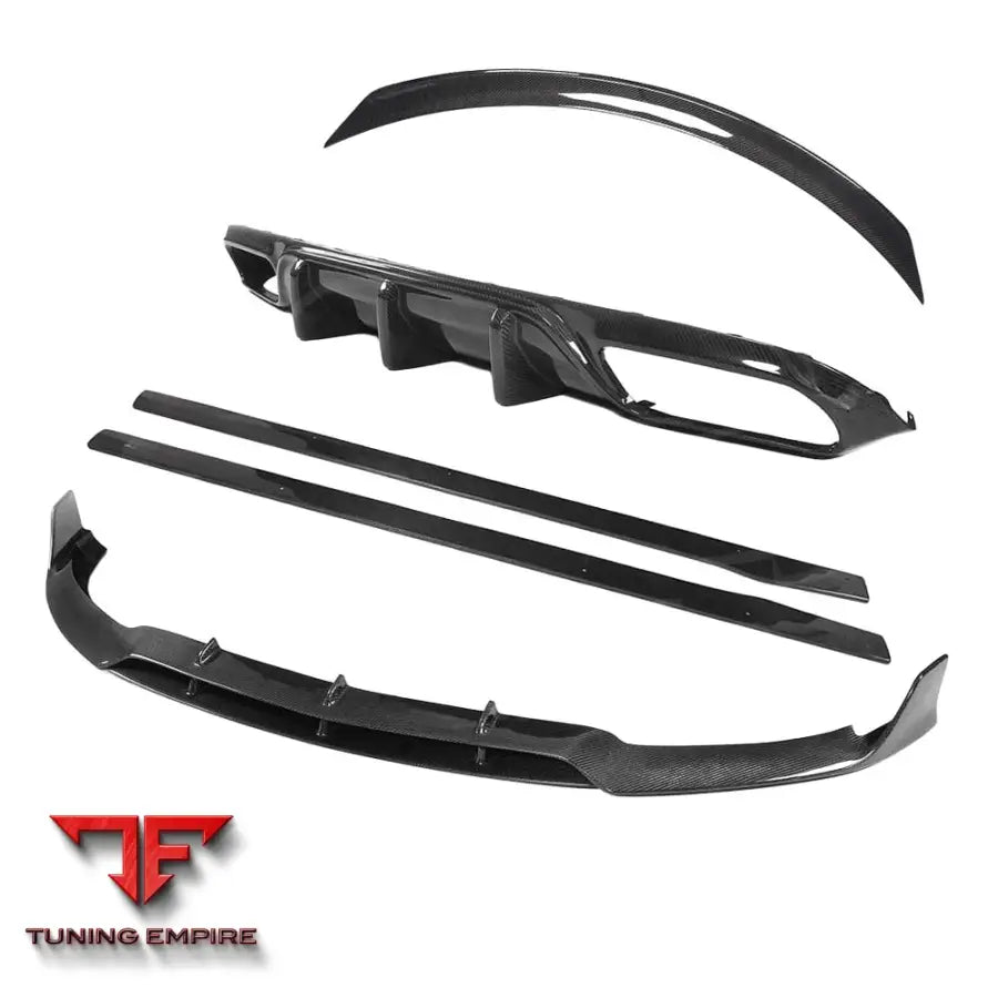 MERCEDES C63 W205 2015-2018 PRE-FACELIFT COUPE FULL CARBON FIBRE KIT - V1 - CT CARBON
