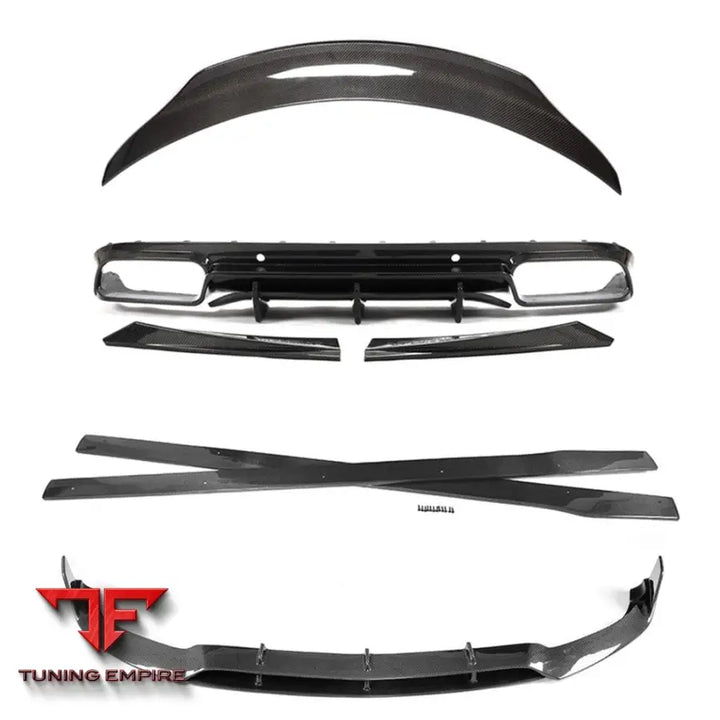 MERCEDES C63 W205 2018-2022 COUPE FACELIFT FULL CARBON FIBRE KIT - V1 - CT CARBON