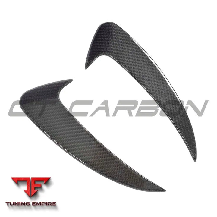 MERCEDES E-CLASS 2016-2018 CARBON FIBRE REAR BUMPER VENTS - CT CARBON