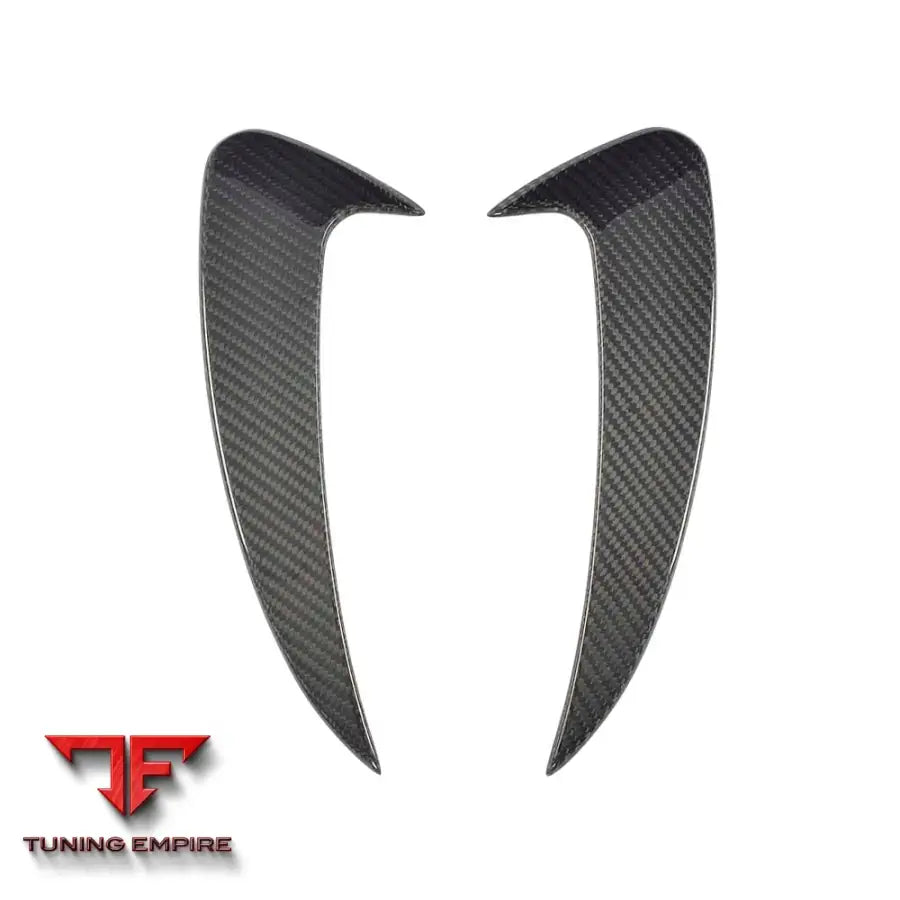 MERCEDES E-CLASS 2016-2018 CARBON FIBRE REAR BUMPER VENTS - CT CARBON