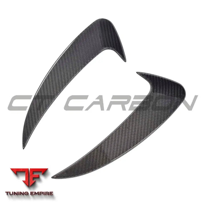 MERCEDES E-CLASS 2016-2018 CARBON FIBRE REAR BUMPER VENTS - CT CARBON