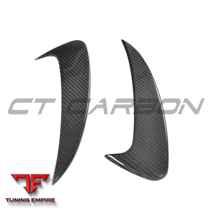 MERCEDES E-CLASS 2016-2018 CARBON FIBRE REAR BUMPER VENTS - CT CARBON