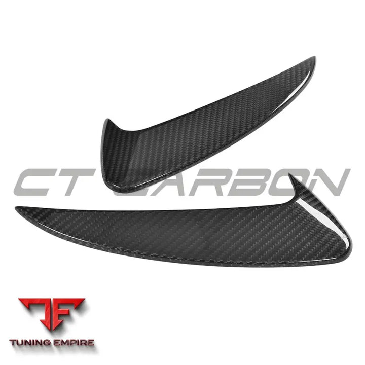 MERCEDES E-CLASS 2016-2018 CARBON FIBRE REAR BUMPER VENTS - CT CARBON