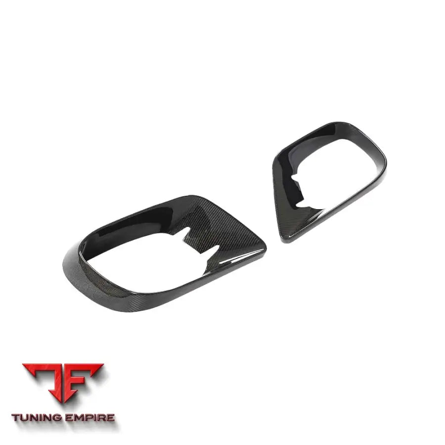 MERCEDES E-CLASS 2017-2020 CARBON FIBRE FRONT BUMPER TRIMS - CT CARBON