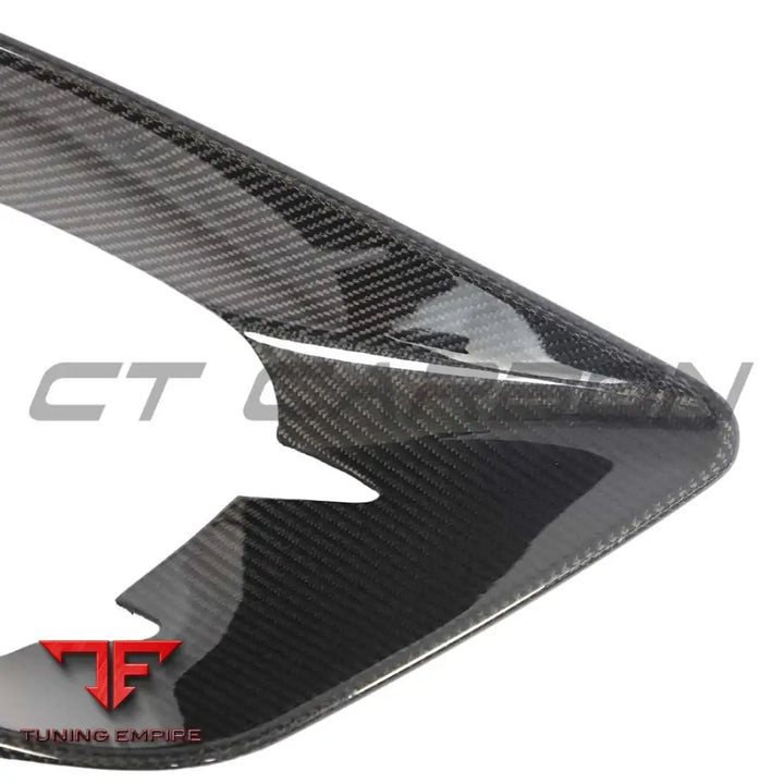 MERCEDES E-CLASS 2017-2020 CARBON FIBRE FRONT BUMPER TRIMS - CT CARBON
