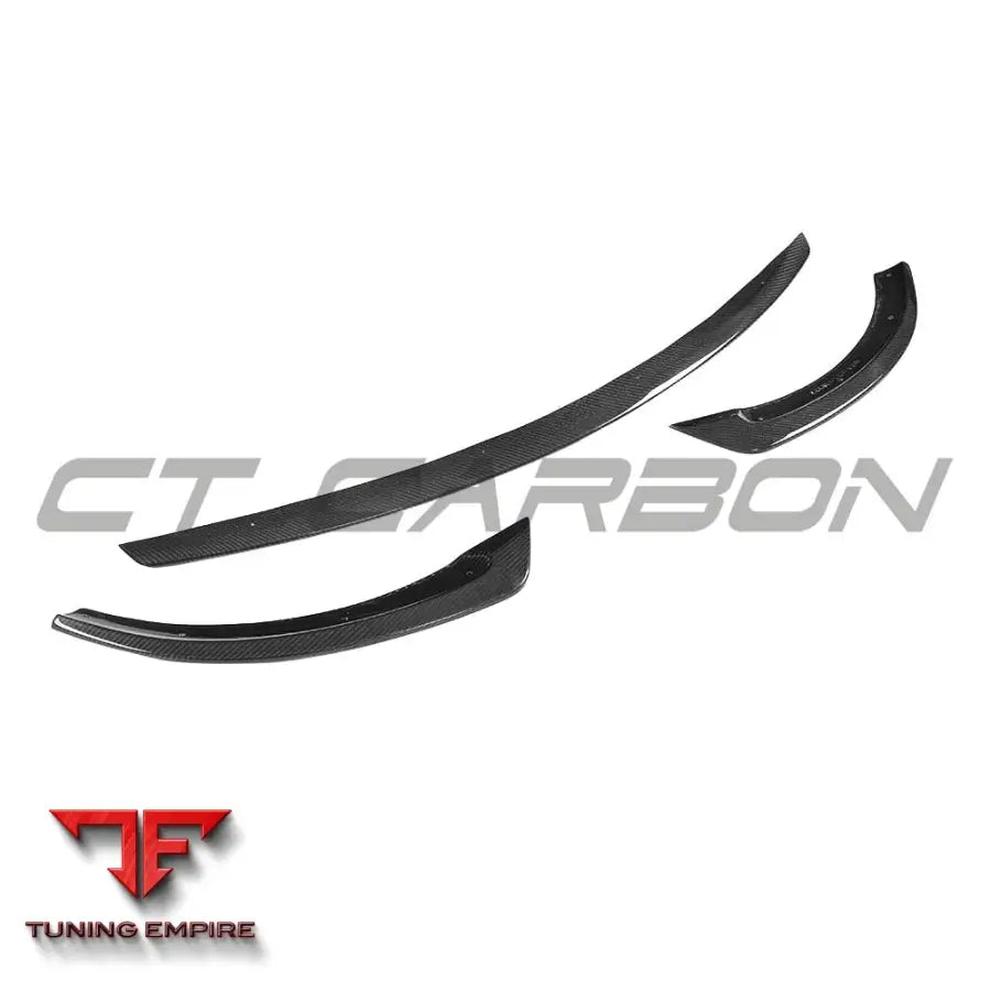 MERCEDES E-CLASS & E43 2017-2018 CARBON FIBRE SPLITTER - CT CARBON