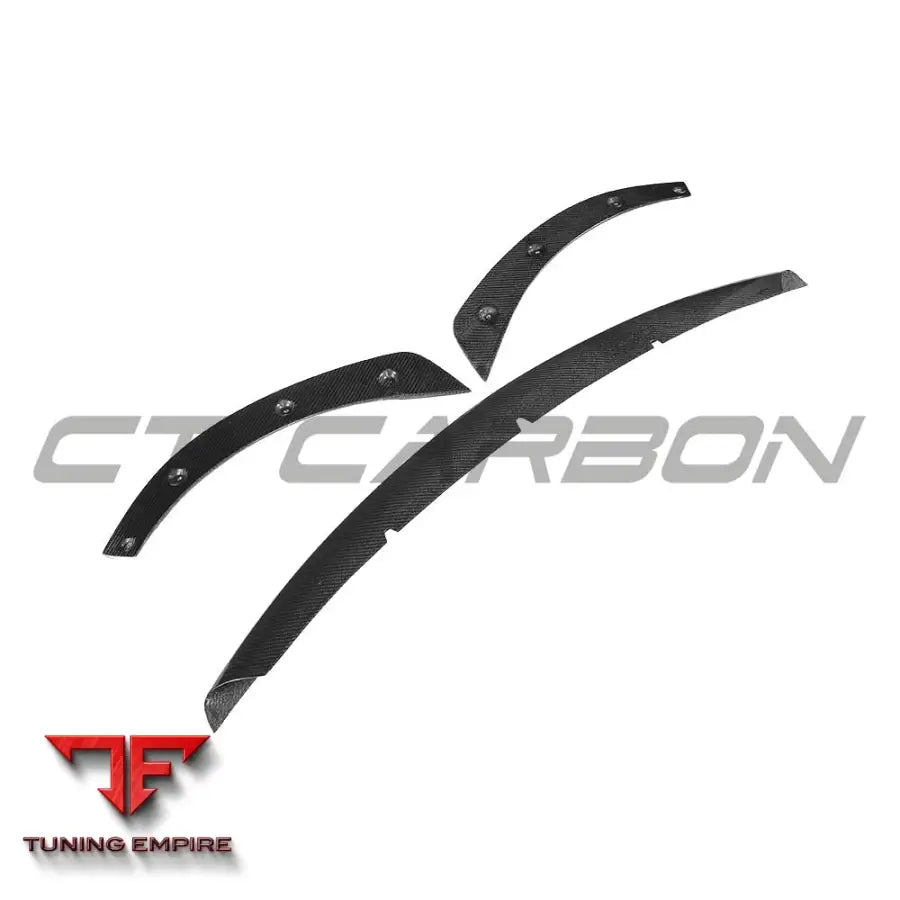 MERCEDES E-CLASS & E43 2017-2018 CARBON FIBRE SPLITTER - CT CARBON