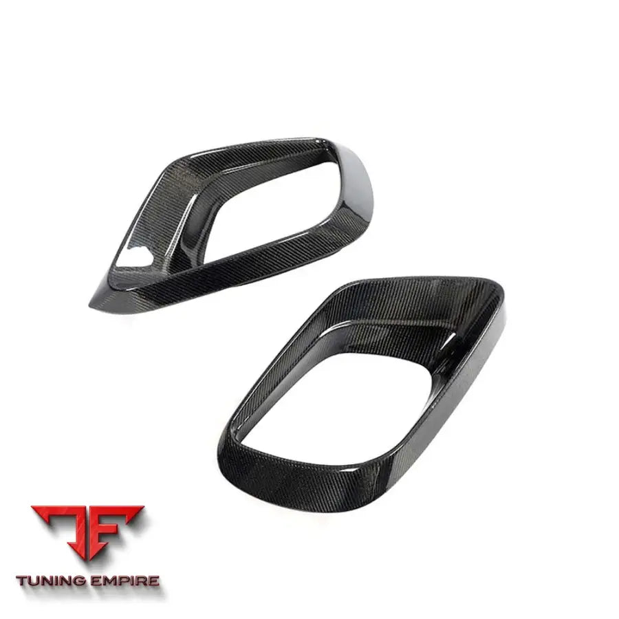 MERCEDES E-CLASS W213/S213 E63 AMG 2016-2020 CARBON FIBRE FRONT BUMPER AIR INTAKES - CT CARBON