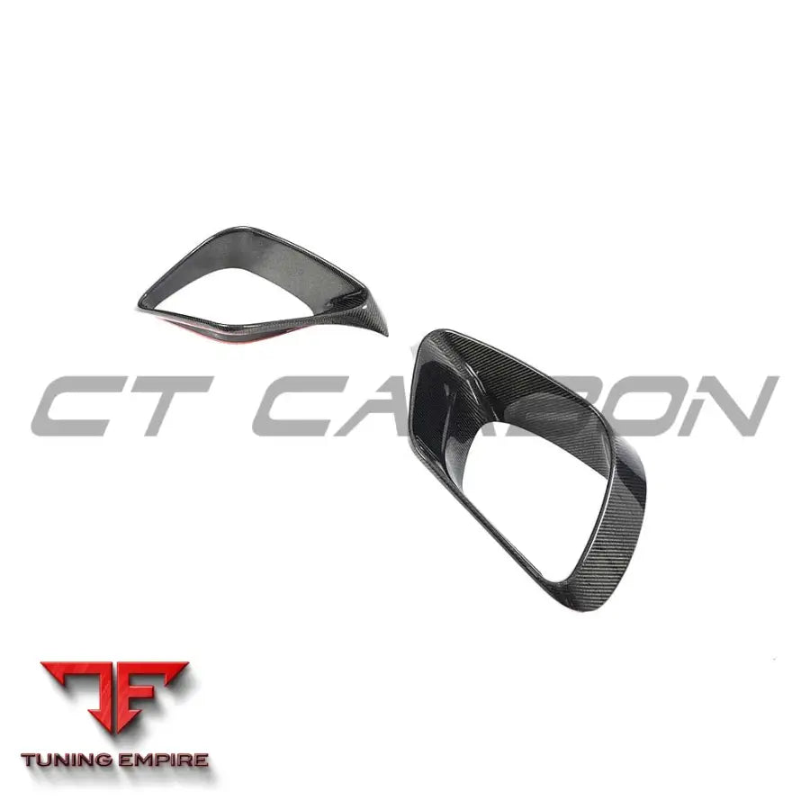 MERCEDES E-CLASS W213/S213 E63 AMG 2016-2020 CARBON FIBRE FRONT BUMPER AIR INTAKES - CT CARBON