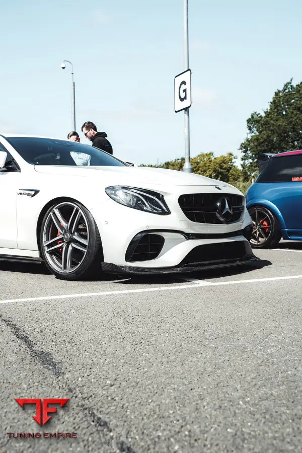 MERCEDES E63 W213 2018-2020 PRE-FACELIFT CARBON FIBRE SPLITTER - CT CARBON