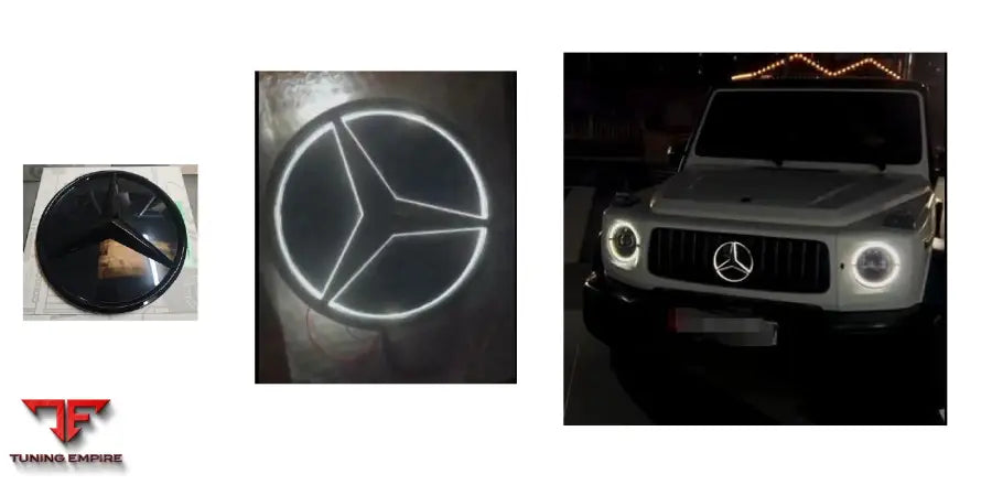 MERCEDES G-CLASS ILLUMINATED FRONT GRILL STAR